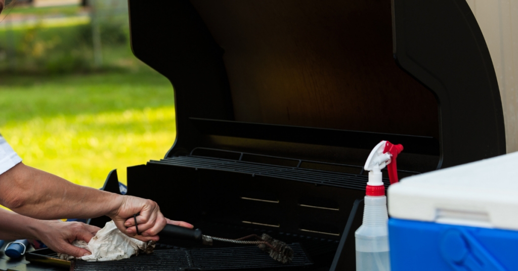 How to clean grill rack